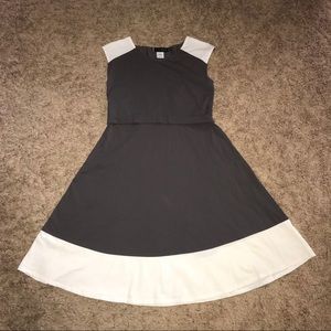 Dote Dress Gray Duals as Nursing Dress